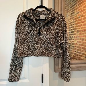 Urban Outfitters Cheetah Print Sweatshirt
